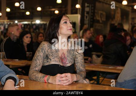 Tattoo Convention In Der Messehalle Dresden Dresden 08 02 2020 Stock Photo Alamy