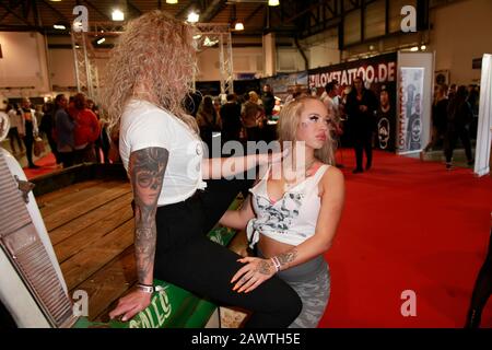 Tattoo Convention In Der Messehalle Dresden Dresden 08 02 2020 Stock Photo Alamy