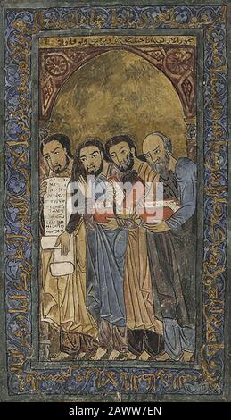 Four Evangelists painting. Stock Photo