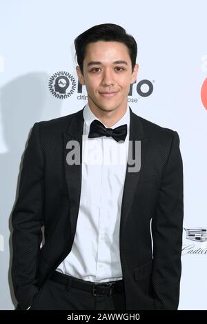 Kyle Hanagami at the Elton John AIDS Foundation Oscar Viewing Party