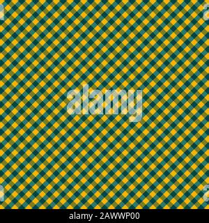 Gingham pattern. Texture from squares for plaid, tablecloths, clothes, shirts, dresses, paper, bedding, blankets, quilts and other textile products. V Stock Vector