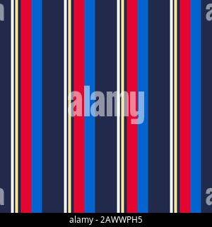 Stripe seamless pattern with colorful colors parallel stripes. Vector illustration EPS 10 Stock Vector