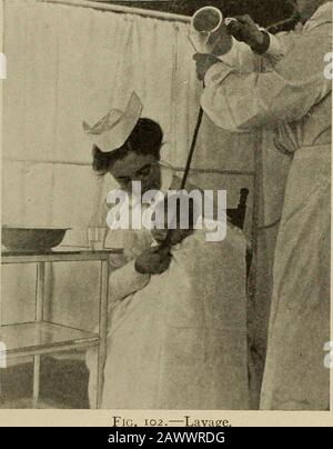 Diseases of children for nurses . surface from coldor discharges, such