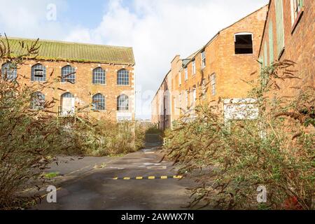 Derelict industrial buildings Innox Mills former Bowyers Works ...