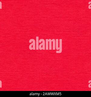 Red carton background or cardboard texture. Seamless square background, tile ready. Stock Photo