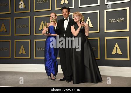 Los Angeles, USA. 09th Feb, 2020. Academy Awards - Press Room, Hollywood, California, USA. 9th Feb 2020. posing in the press room at the 92nd Annual Academy Awards held at the Dolby Theatre in Hollywood, California on Feb. 9, 2020. (Photo by Sthanlee B. Mirador/Sipa USA) Credit: Sipa USA/Alamy Live News Stock Photo