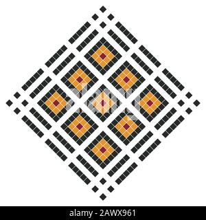 ceramic tile with square design, Porcelain background design. home decor wallpaper. wallpaper or frame hanging Stock Vector