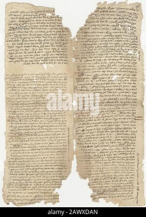Historic, hand-written biblical script in a convent library, Germany ...
