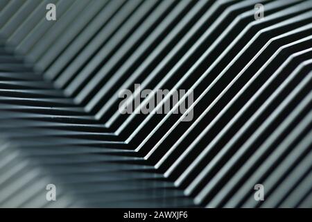 Mtall geometric parallel line abstract bacground concept Stock Photo