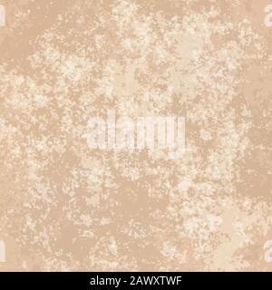 abstract illustration grunge brown background of old stone texture Stock Vector