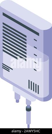 Anesthesia package icon, isometric style Stock Vector
