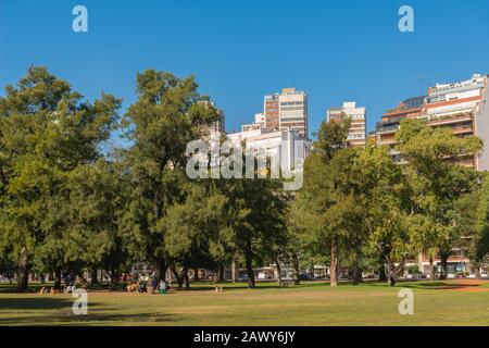 Parque 3 de Febrero or Park of 3rd February, Buenos Aires, Argentina, Latin America Stock Photo