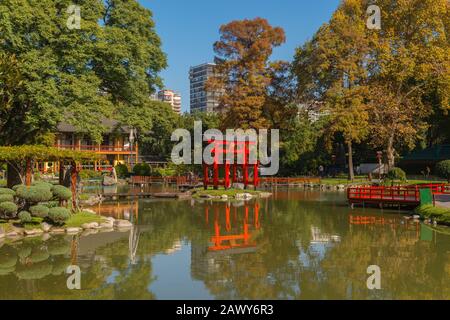 Jardin Japonés or Japanese Garden, Buenos Aires, Argentina, Latin America Stock Photo