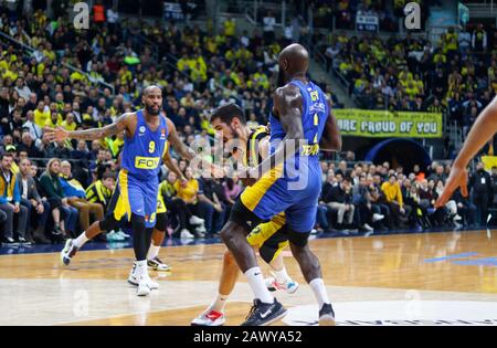 Istanbul Turkey February 7 2020 Quincy Acy Is Upset During Euroleague 2019 20 Round 24 Basketball Game Between Fenerbahce And Maccabi Tel Aviv At Ulker Sports Arena Stock Photo Alamy