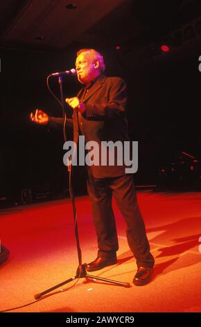 Joe Cocker on stage at the World On Line IPO party in Amsterdam NL 2000 Stock Photo