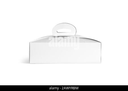 Download Kraft box Mockup with Handle Stock Photo - Alamy