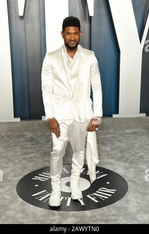 Usher at the Vanity Fair Oscar Party 2020 held at the Wallis Annenberg ...