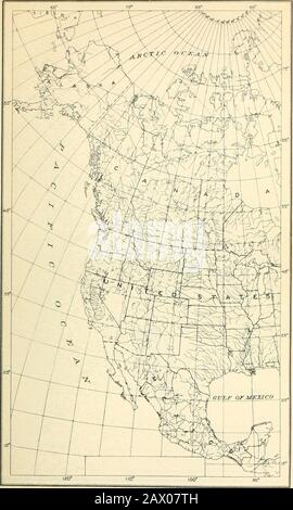 The cypress and juniper trees of the Rocky Mountain region . JUNIPERUS UTAHENSIS: GEOGRAPHIC DISTRIBUTION. Bui. 207, U S. Dept. of Agriculture Map No. 9. JUNIPERUS MEGALOCARPA: GEOGRAPHIC DISTRIBUTION. Map No. 10 Stock Photo