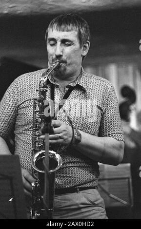 Peter King, Bass Clef, London, May 1985. Stock Photo