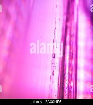 Violet and Blue Abstract Image - plastic foil Stock Photo
