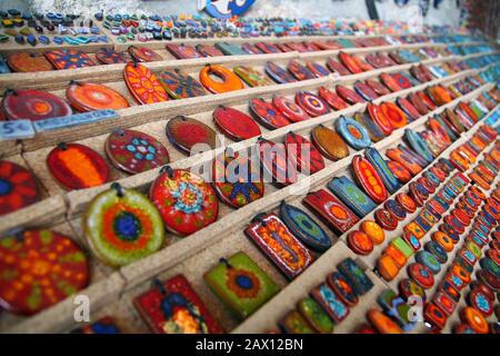 Typical pendant hand made jewelry in Portugal Stock Photo