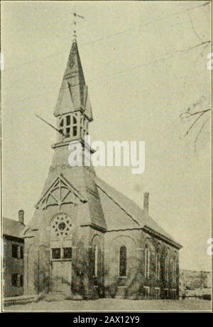 The Granite monthly, a New Hampshire magazine, devoted to literature, history, and state progress . Episcopal Church. Universalis! Church an electric railway connecting its vil-lages and railway stations. 140 New Hampshires Largest Town Stock Photo