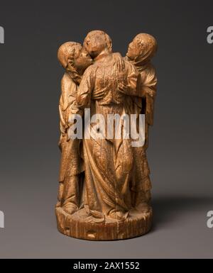 The Three Maries, late 14th century. Stock Photo