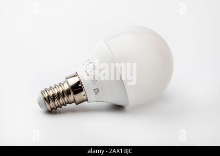 An energy saving light bulb. Stock Photo