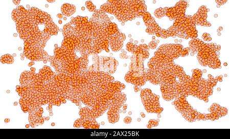 Microbes, atoms , cells coagulating , crystallize, reproducing ...