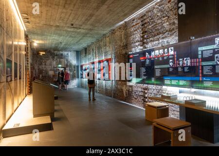 General view inside the Documentation Center Nazi Party Rally Grounds, Nuremberg, Bavaria, Germany. Stock Photo