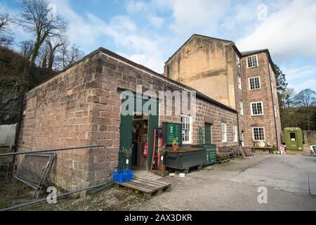 Old mill building in Derbyshire, UK Stock Photo