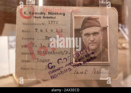 on display in the Documentation Center Nazi Party Rally Grounds, Nuremberg, Bavaria, Germany. Stock Photo