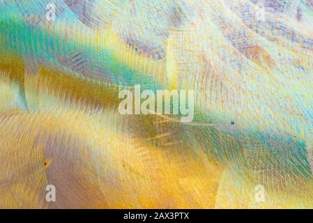 Texture of grunge bronze metal surface with scratches Stock Photo