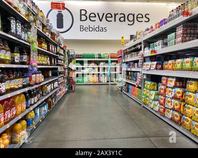 walmart supercenter in orlando hypermarket florida usa Stock Photo - Alamy