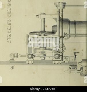 The practical draughtsman's book of industrial design and machinist's and engineer's companion : forming a complete course of mechanical, engineering and architectural drawing . ^. Stock Photo