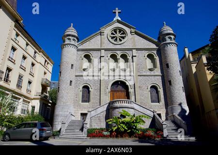 Montreux, Canton Vaud, Switzerland. Stock Photo