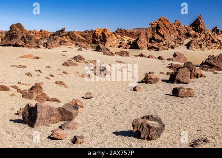 Minas de San Jose, Teide National Park, Tenerife, Canary Islands Stock Photo