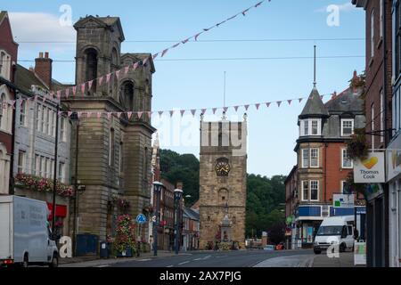 Bridge Street, Morpeth, Northumberland, England Stock Photo