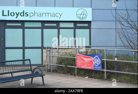 Brighton UK 11th February 2020 - The County Oak Medical Centre in Brighton is still closed after members of staff believed to be doctors have been tested positive for the Novel Coronavirus . Credit: Simon Dack / Alamy Live News Stock Photo