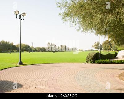 Al Mamzar Park, Sharjah, UAE. Stock Photo