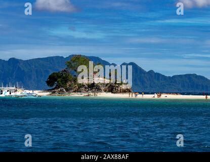 Malcapuya Island in Coron, Philippines Stock Photo