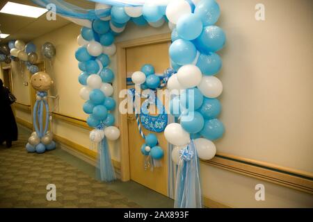 Decorations in the maternity ward at the Kingdom Hospital, Riyadh ...