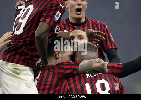 Milan, Italy. 09th Feb, 2020. football, Serie A TIM championship 2019-20 INTER vs MILAN 4-2 in the photo: IBRAHIMOVIC Credit: Independent Photo Agency/Alamy Live News Stock Photo