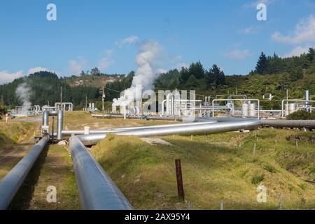 Wairakei geothermal power station, New Zealand