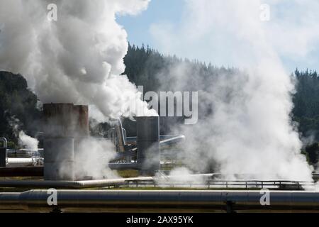 Wairakei geothermal power station, New Zealand