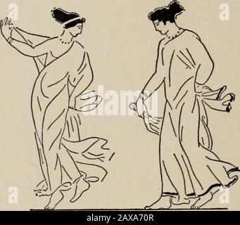 'The antique Greek dance, after sculptured and painted figures' (1916) Stock Photo