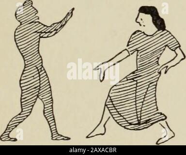 'The antique Greek dance, after sculptured and painted figures' (1916) Stock Photo