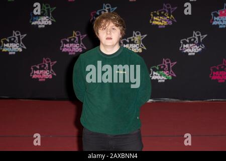 Lewis Capaldi on the red carpet before the 2019 NRJ Music Awards ceremony in Cannes (south-eastern France), at the “Palais des Festivals” convention c Stock Photo