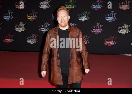 Gavin James on the red carpet before the 2019 NRJ Music Awards ceremony in Cannes (south-eastern France), at the “Palais des Festivals” convention cen Stock Photo