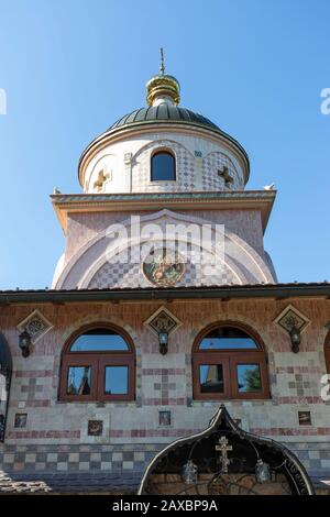 LESJE, SERBIA - - AUGUST 11, 2019: Lesje monastery of the Blessed Virgin Mary, Sumadija and Western Serbia Stock Photo